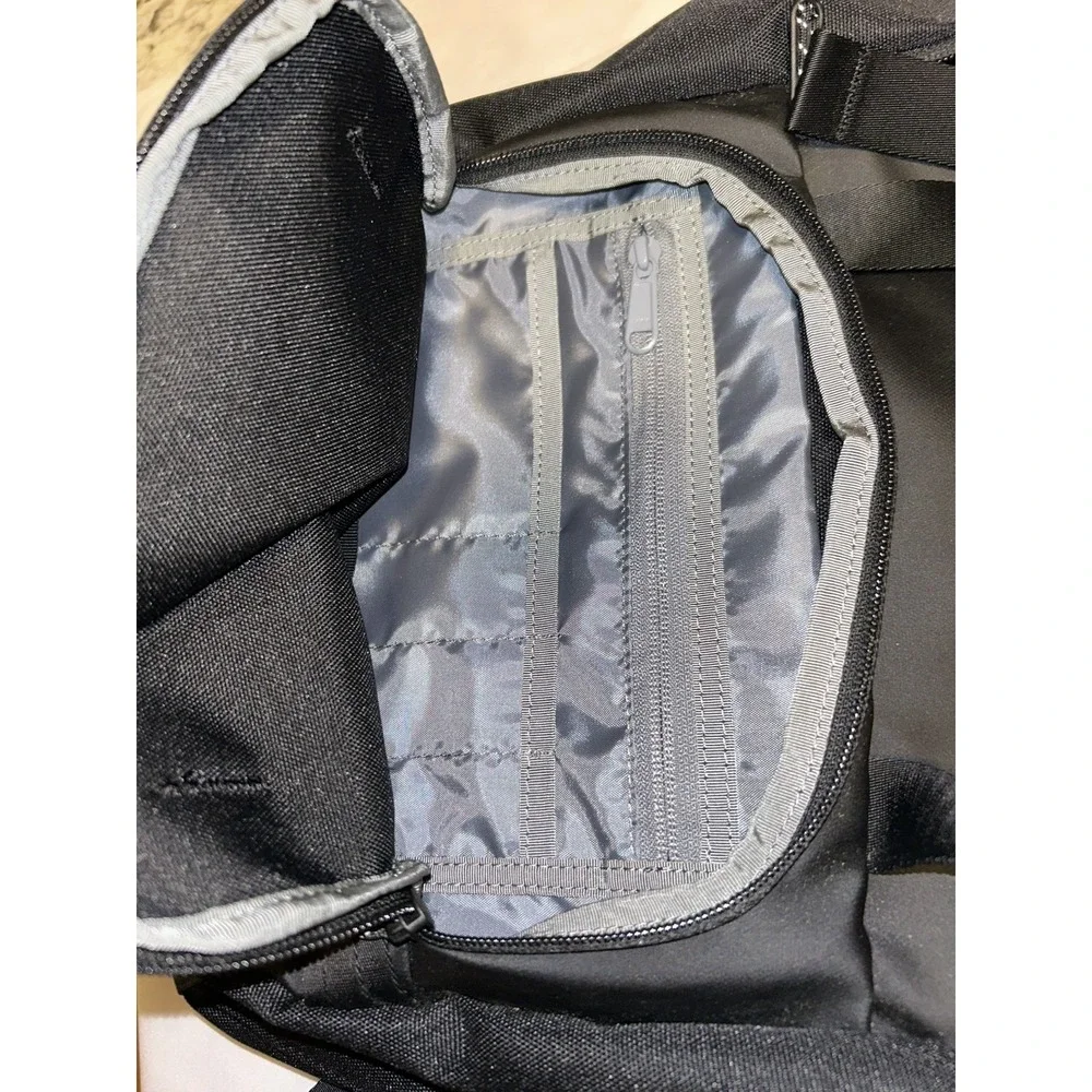 Timbuk2 Rogue Cargo Backpack Os Jet Black Logo Commuter Azure Bag NWT